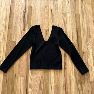 A New Day Deep V Long Sleeve Tee